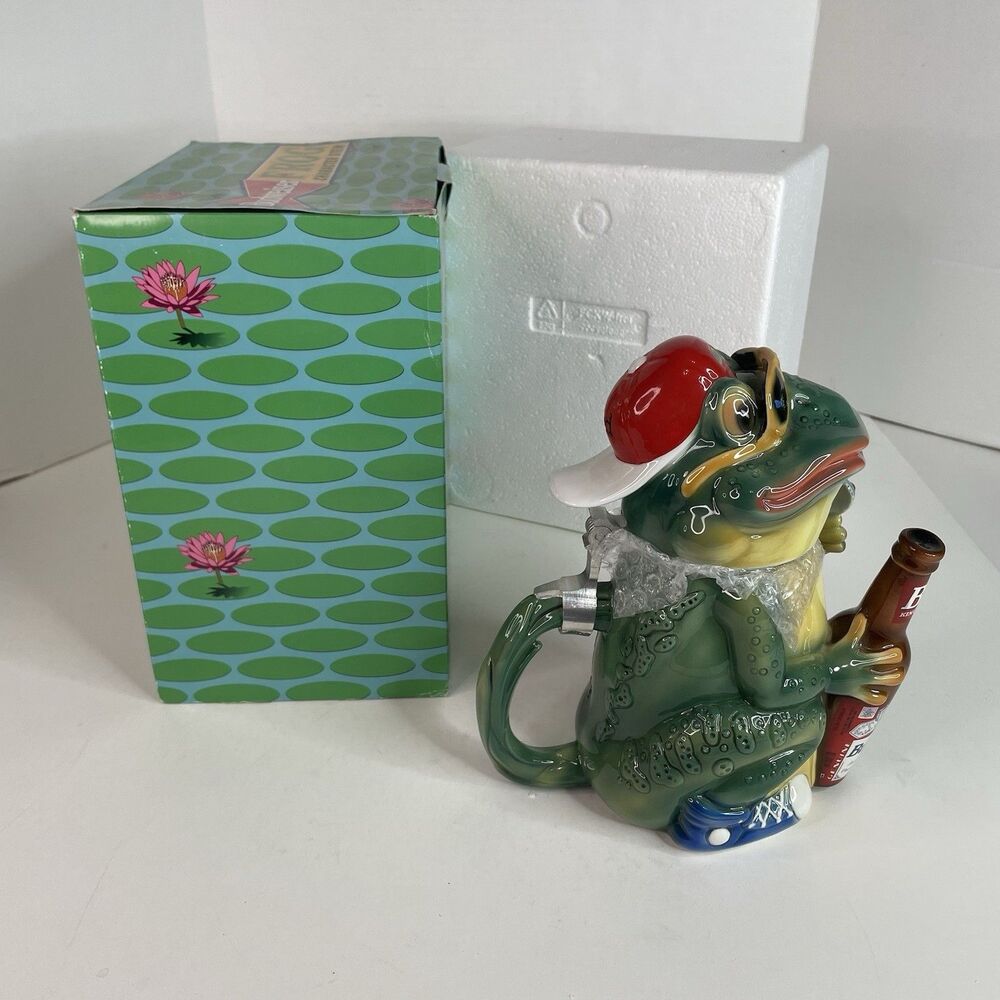 Vintage Budweiser Frog Character Stein 1996 Limited Edition #5863 / 10000 - Picture 5 of 7